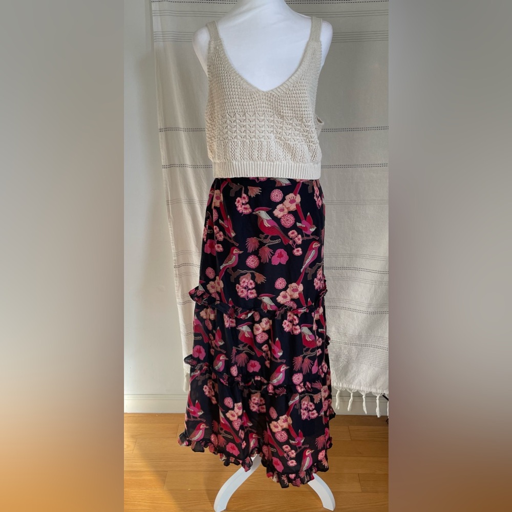 Floral Ruffle Maxi Dress - Picture 8 of 15